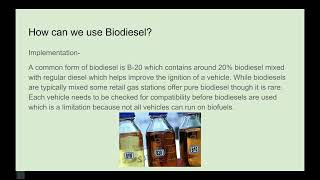 Biofuels project [upl. by Aleicarg]