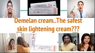 DEMELAN creamIs it the safest skin lightening cream [upl. by Ahsad]