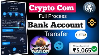 Crypto Com to Transfer Bank Account  Crypto com withdrawal to bank  crypto com Withdrawal [upl. by Shelley142]