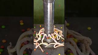 Reeses Chocolate Vs Hydraulic Press 🫣😱🤤 hydraulicpress satisfying candy crushing asmr [upl. by Salvucci]