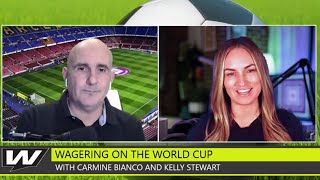 2022 World Cup Predictions amp Odds  World Cup Betting Preview with Carmine Bianco and Kelly Stewart [upl. by Laro844]