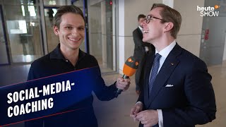 Fabian Köster gibt TiktokNachhilfe im Bundestag  heuteshow vom 03052024 [upl. by Nyroc]