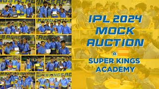 What if our kids turn into IPL auction bidders 😉😍📹 IPL2024MockAuction at SuperKingsAcademy 🦁 [upl. by Daisi]