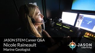 Nicole Raineault Marine Geologist JASON STEM Career QampA [upl. by Aneehc]