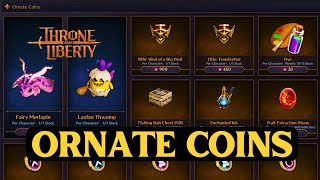 Throne and Liberty ORNATE COINS IMPORTANCE  Beginners Guide [upl. by Oicaroh]