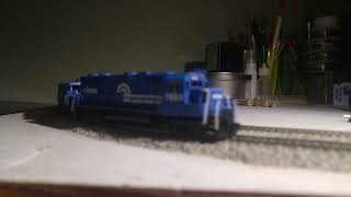 Conrail N scale Caboose train [upl. by Letsyrk]