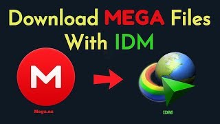 How To Download MEGA Files With IDM Working 2024 [upl. by Howarth]