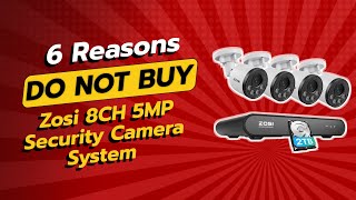 DONT BUY Zosi 8CH 5MP Security Camera System Before Watching THIS 🚫👀 [upl. by Koziara]