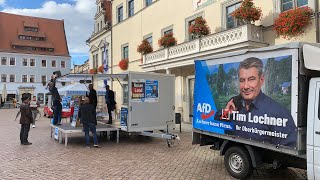 Tim Lochner Demo Pirna 141023 [upl. by Aihsekel781]