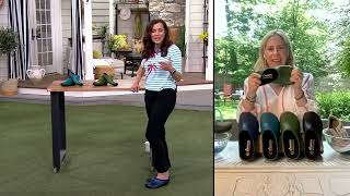 Sloggers SlipOn Waterproof Garden Clogs on QVC [upl. by Kieryt]