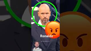 Ronaldo amp Sancho vs Ten Hag 😡 football [upl. by Anoik]