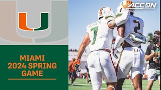 2024 Miami Hurricanes Spring Football Game [upl. by Yennep394]