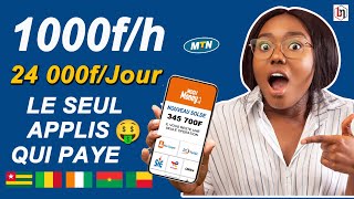 Je Gagne 1000f par Heure avec Cette Nouvelle Application via Mobile Money [upl. by Abibah]