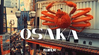 Osaka Exploring quotThe Nations Kitchenquot of Japan  Cinematic Travel [upl. by Sandry]