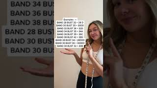 How to find your bra size at home in less than 5 minutes [upl. by Ynottirb]