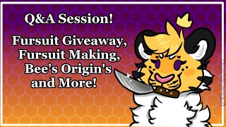 QampA Fursuit Giveaway Fursuit Making Bees Origins and More [upl. by Revell]