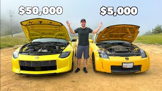 2023 Nissan Z vs 350Z Head To Head Review [upl. by Annayhs]