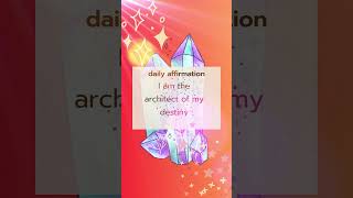 Daily Affirmation  1 Minute Meditation subliminal affirmations selfhelp universe reiki [upl. by Kee]