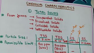 12 Physical and chemical characteristics of the waste generation [upl. by Yelac]