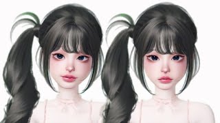 ZEPETO Girl Face Tutorial with COINS ONLY III [upl. by Alrahc918]