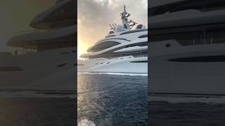 Check out the Massive 123m MegaYacht Al Lusail🔥Built by Lürssen Yachts in 2017 luxuryyacht [upl. by Retsub]