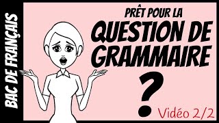 Bac de français  estu prêt pour la question de grammaire  La correction [upl. by Hubble685]