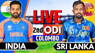 India vs Sri Lanka 2nd ODI  Live Cricket Match Today  IND vs SL Live Match Today  IND vs SL ODI [upl. by Lledo]