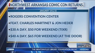 NWA Comic Con returns this weekend [upl. by Idonah351]