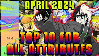 GOLDEN WEEK 2024 TOP 10 CHARACTERS FOR EVERY ATTRIBUTE Bleach Brave Souls [upl. by Reeve]