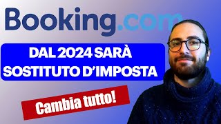 Nel 2024 Booking Verserà la Cedolare Secca a Posto Tuo [upl. by Dranoel366]