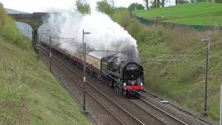 70000 Britannia 1z15 Leicester  Carlisle quotThe Lakelanderquot Sat 13th April 2024 [upl. by Haldeman]