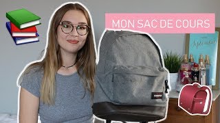 MY SCHOOL BAG │ Ce que jemmène dans mon sac au lycée [upl. by Holihs]