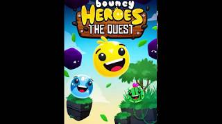 Bounzy Heroes Jump Dash amp Quest bouncy Adventure  Gameplay TRAILER [upl. by Yrffej]