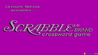 Scrabble gameplay PC Game 1987 [upl. by Sinnoda246]