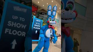 “Chill Out Bro” Toy Bonnie at NYCC 2023 cosplay toybonnie cosplayer cosplayers fnaf comiccon [upl. by Aillemac932]