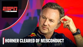 ‘A LOT OF QUESTIONS’ Red Bull’s Christian Horner cleared of misconduct  ESPN F1 [upl. by Akcired]