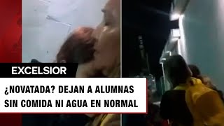 ¿Novatada Dejan a alumnas sin comida ni agua en normal de Puebla [upl. by Corette]