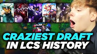 LS  THIS MIGHT BE THE COOLEST DRAFT IN LCS HISTORY ft Don Jake  100T vs NRG [upl. by Eylsel759]