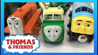 TOTALLY THOMAS TOWN UNBOXING Wooden Train Haul [upl. by Pucida]