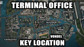 DMZ Terminal Office Key Location Vondel [upl. by Kella]