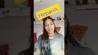 Heparin is a anticoagulant manu docters ytviral [upl. by Seften]