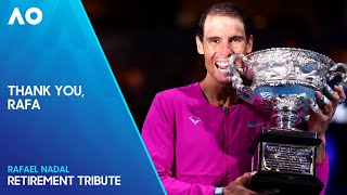 Thank you Rafa  Retirement Tribute  Australian Open [upl. by Yerffoeg]