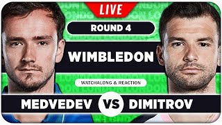 MEDVEDEV vs DIMITROV • Wimbledon 2024 • LIVE Tennis Talk Watchalong [upl. by Meeks980]