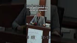 Cop gets cornered by Attorney confesses she did it on purpose attorney lawyer investigation [upl. by Nirra505]