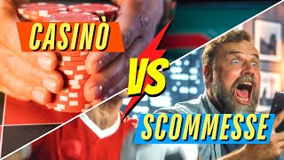 Come fare soldi Scommesse vs Casinò 🎲⚽️ [upl. by Nytsyrk374]