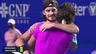 Stefanos Tsitsipas in doubles  quotThe Double Troublequot [upl. by Rodrick]