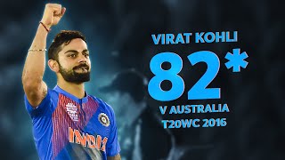 Kohlis unbeaten 82 guides India past Australia  T20WC 2016 [upl. by Nimzzaj]