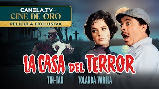 La Casa del Terror 1960 Película Completa con Germán Valdés Tin Tan  CanelaTV [upl. by Eynttirb]