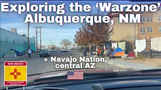 Inside Albuquerques Warzone Monument Valley Navajo Nation Quartzsite Jerome December 2023 [upl. by Torp]