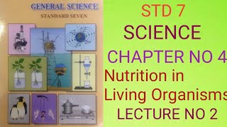 Std 7 Science chapter no4 Nutrition in Living Organisms [upl. by Farleigh]